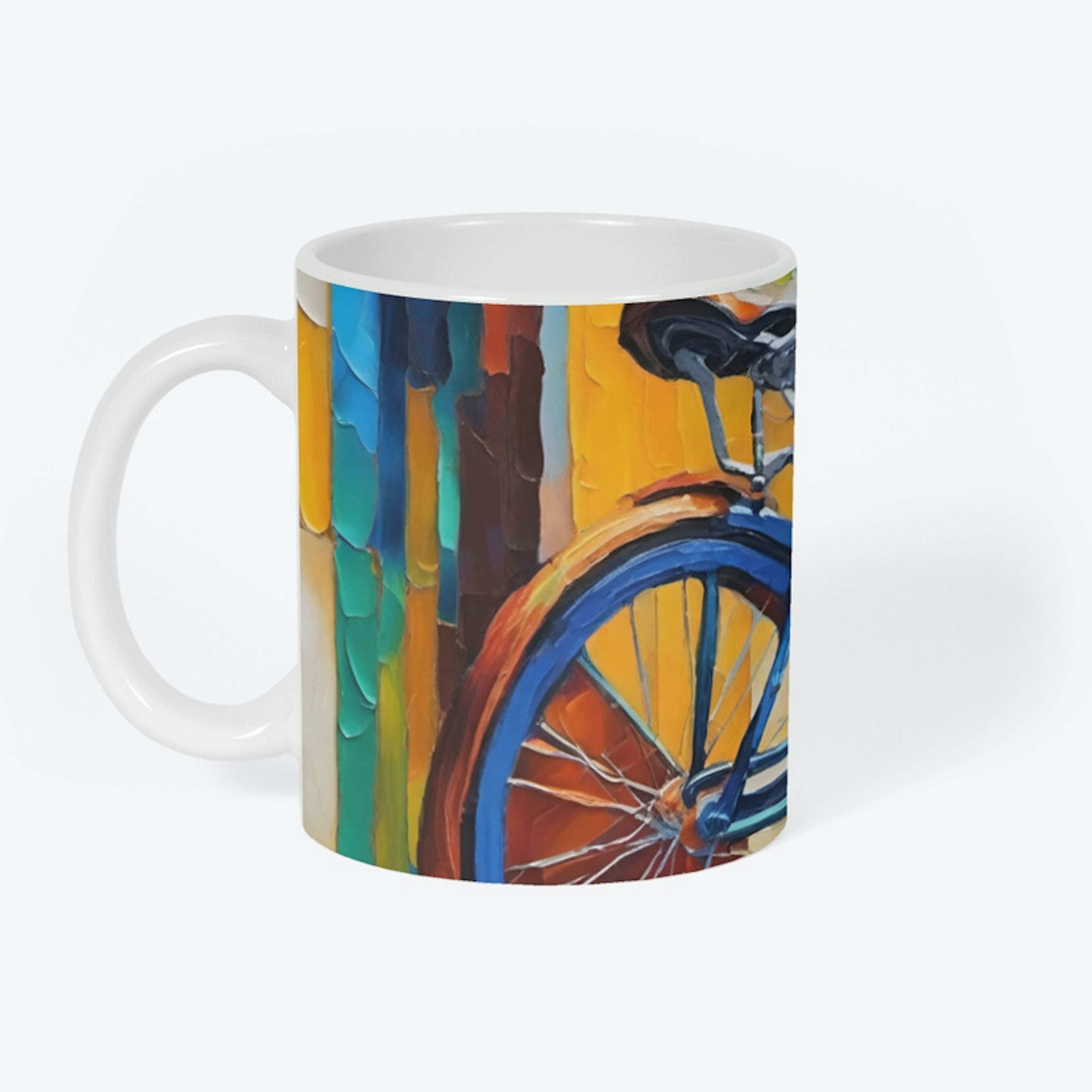 Cyclers Life Coffee Mug Cruiser Bicycle 