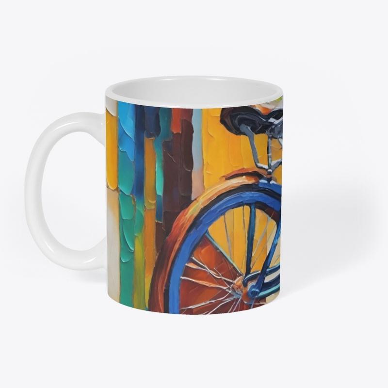 Cyclers Life Coffee Mug Cruiser Bicycle 